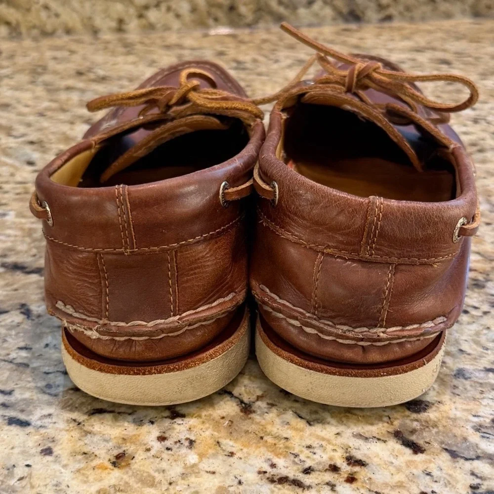 Sperry Gold Cup Authentic Original Boat Shoe Mens Size 10 Brown Leather STS22966